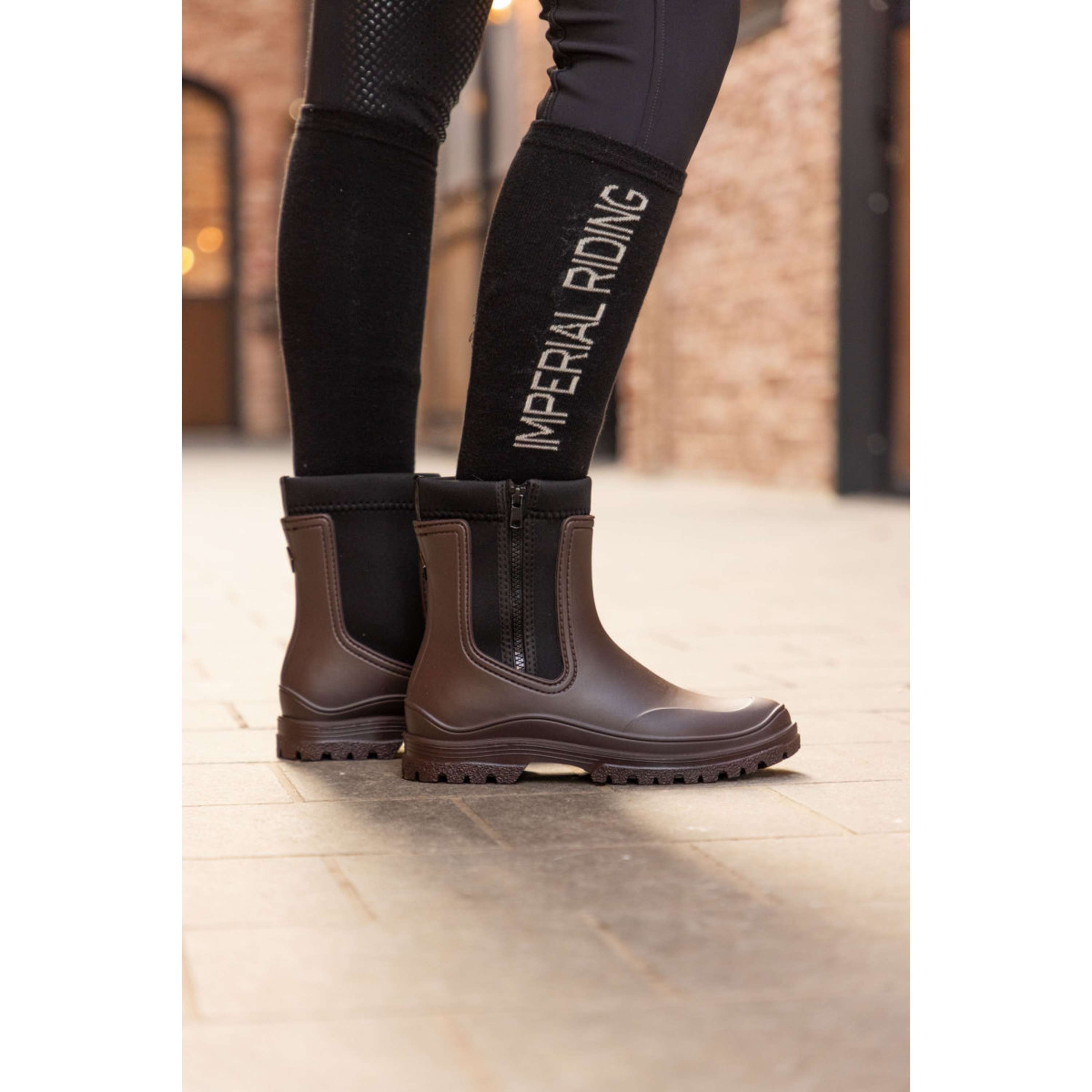 Imperial Riding Botas de Establo IRH Marron oscuro
