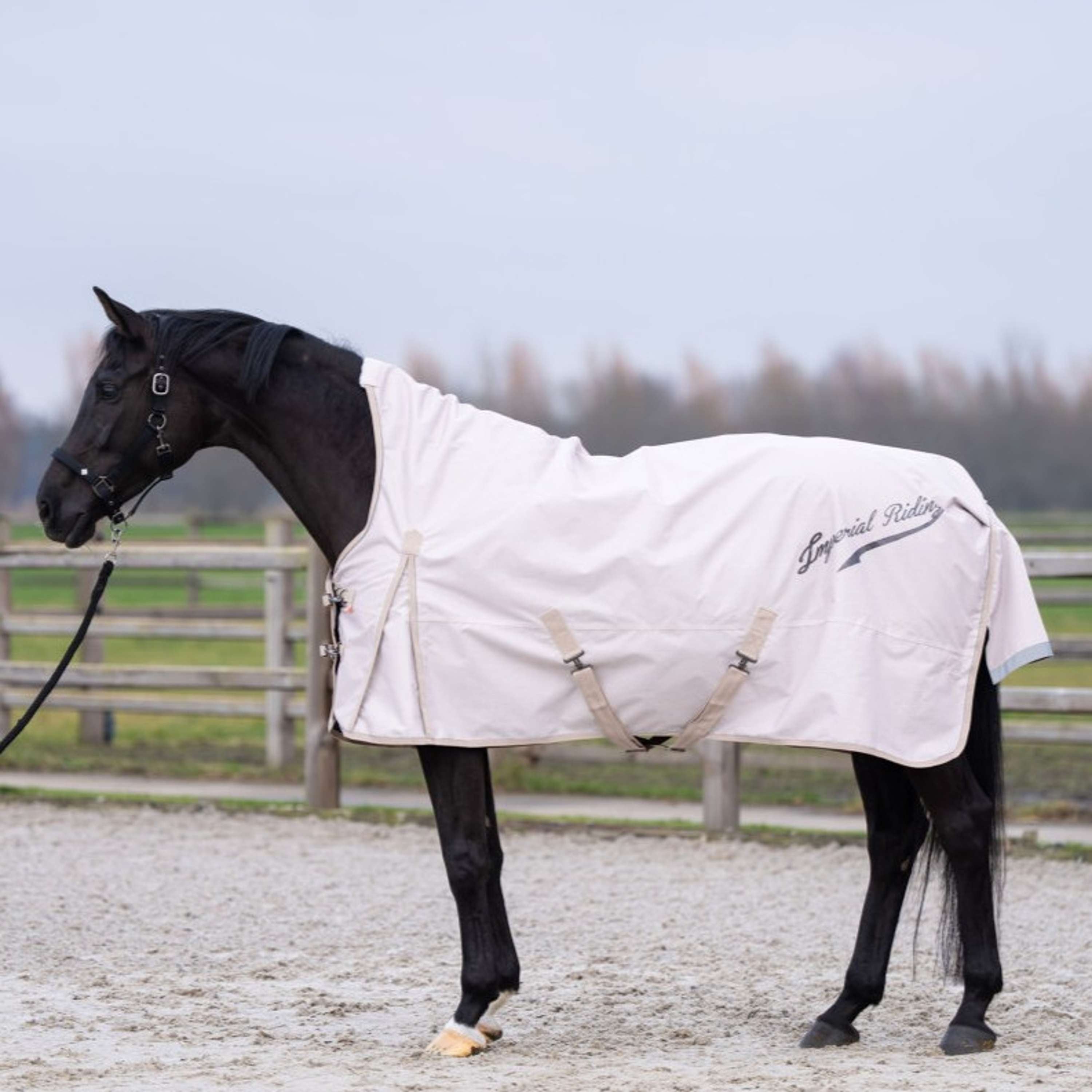 Imperial Riding Alfombra de Exterior IRHSuper-dry AOP 200g Taupe