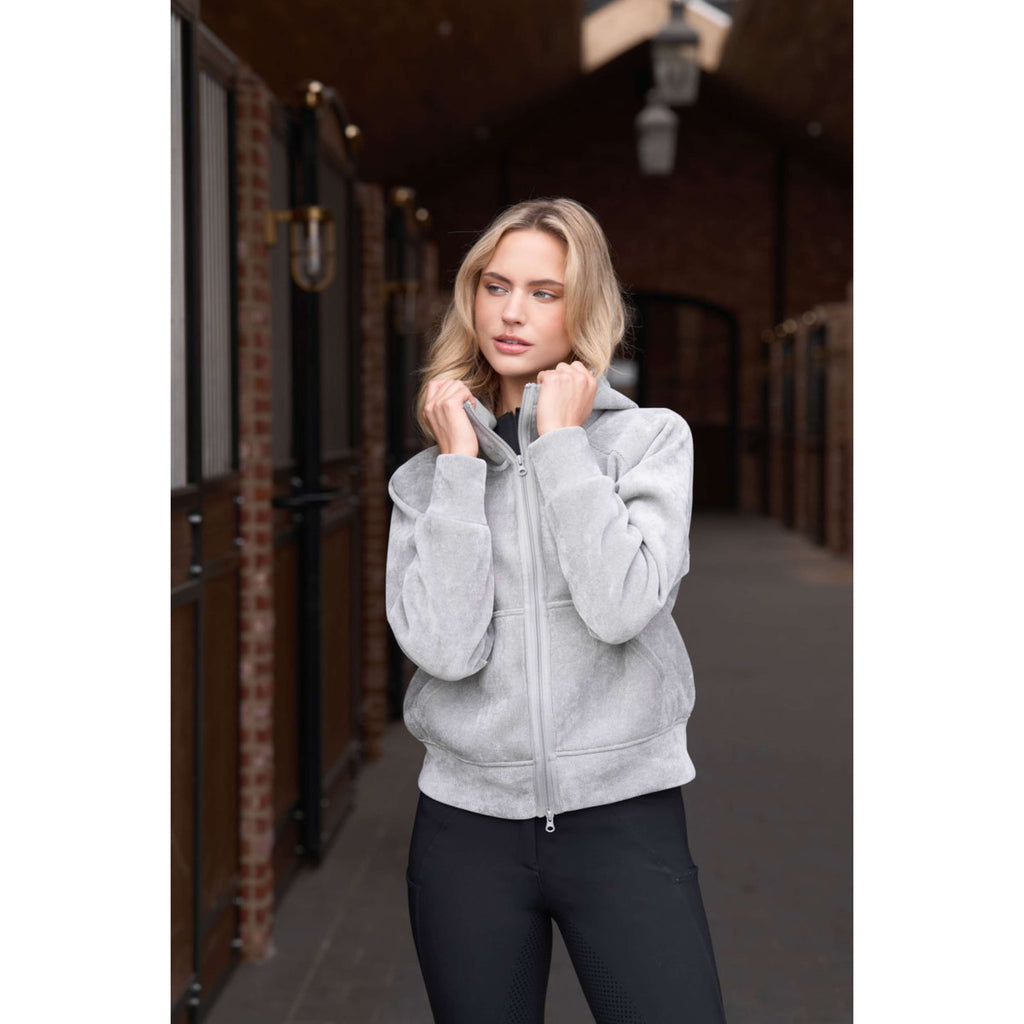 Imperial Riding Sudadera con capucha y cremallera IRHGwen Gris