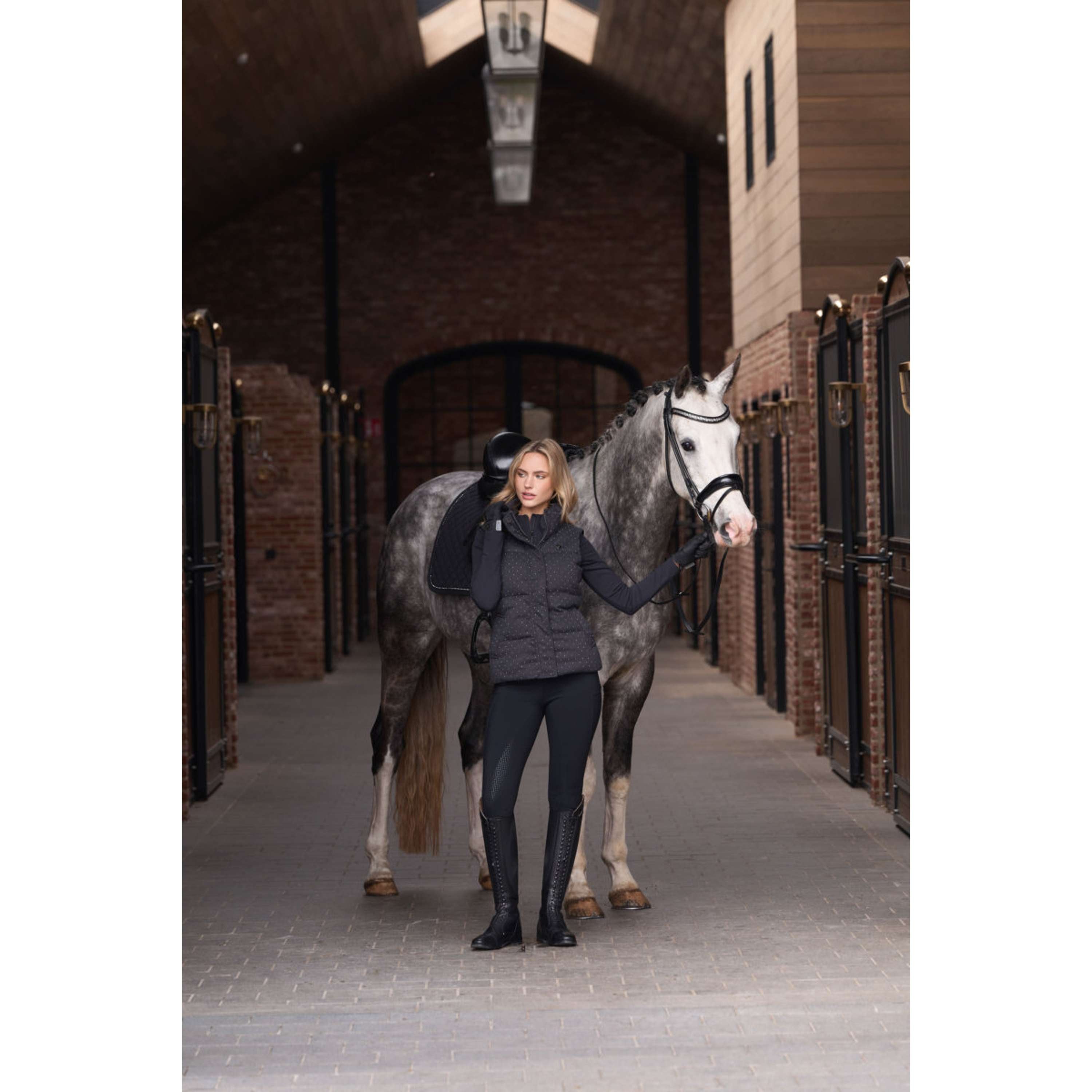 Imperial Riding Chaleco IRHBelle Herringbone Gris
