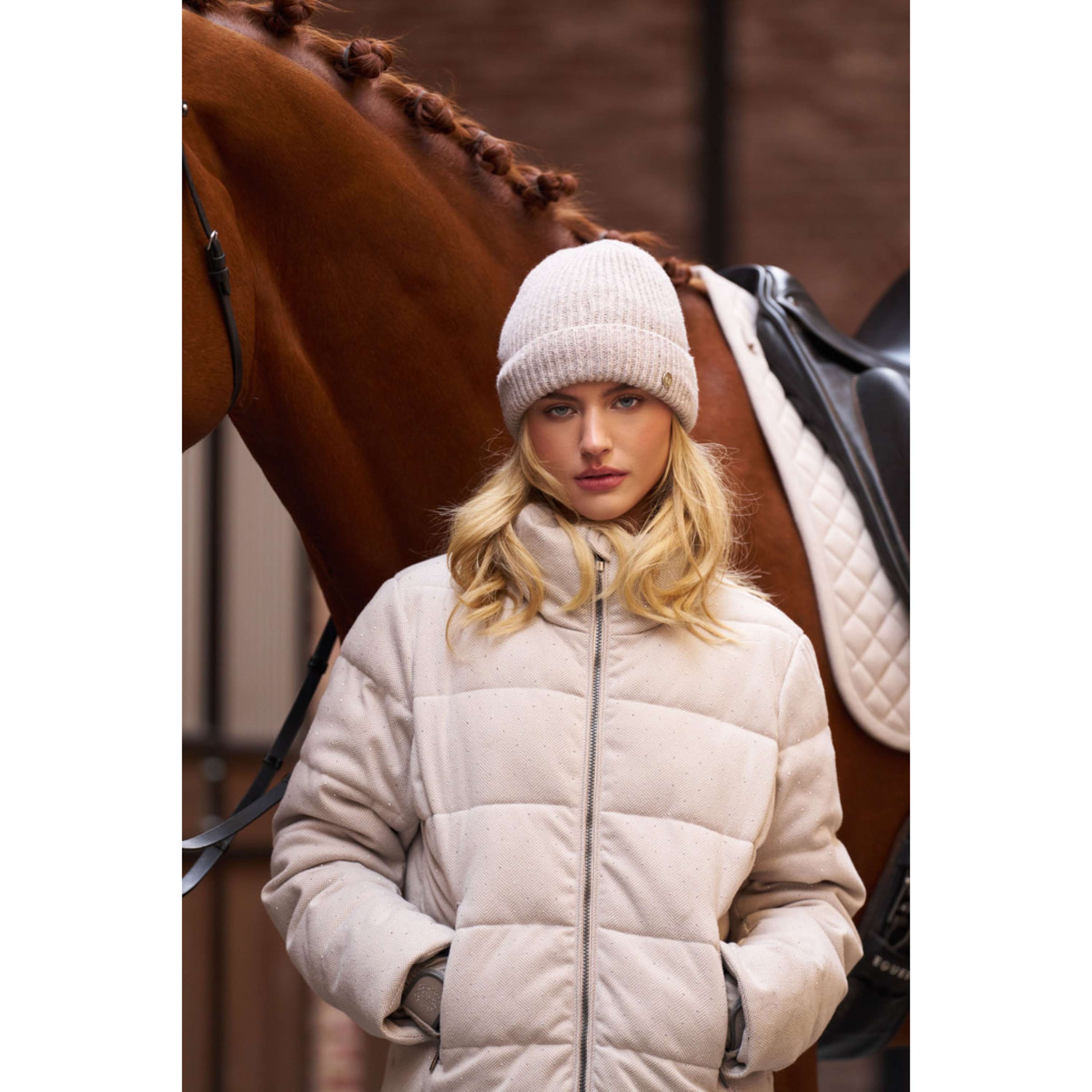 Imperial Riding Chaqueta IRHBelle Herringbone Taupe