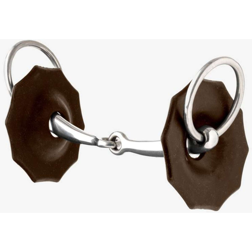 LeMieux Protectores de Bocado Rubber Marron