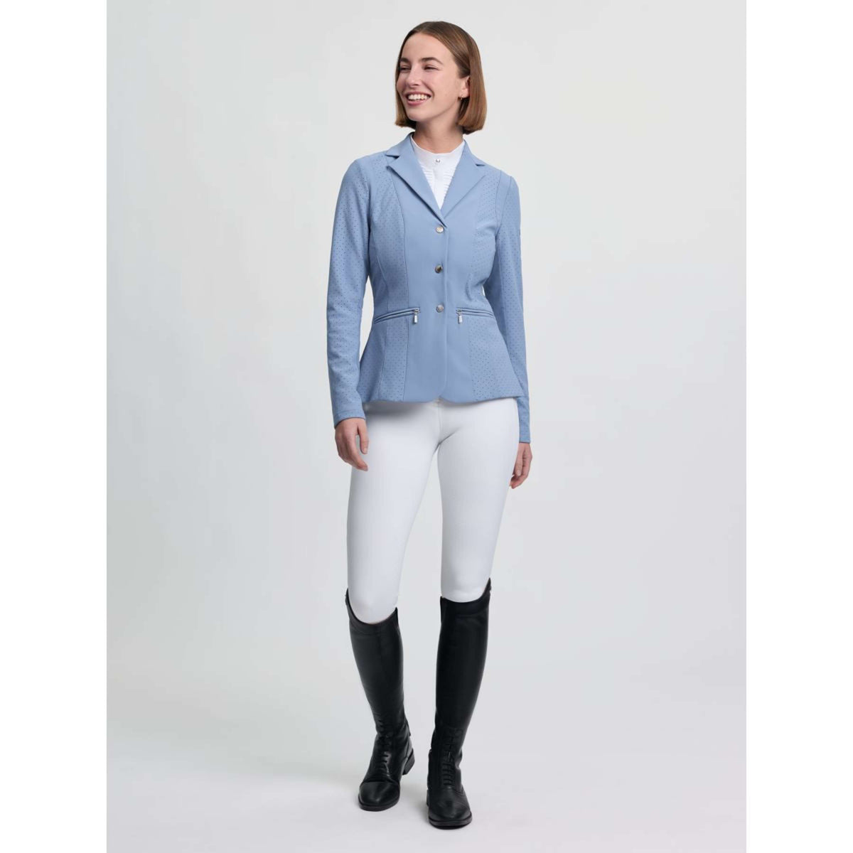 LeMieux Chaqueta de Competición Jessica Mesh Powder Blue