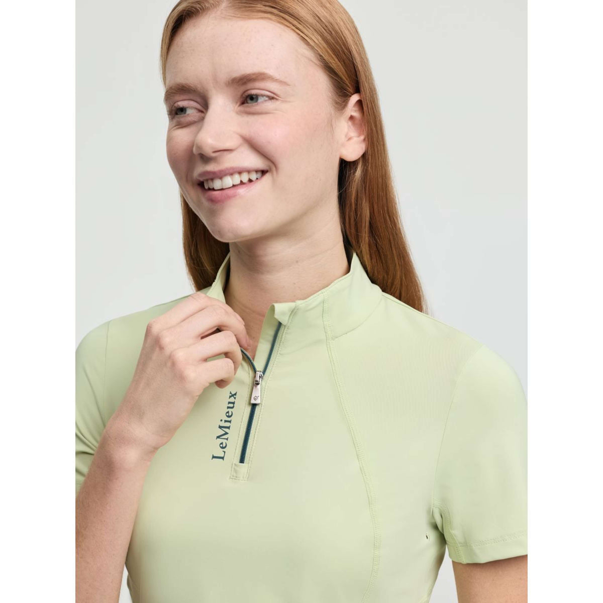 LeMieux Base Layer Classique Mangas Cortas Macaron