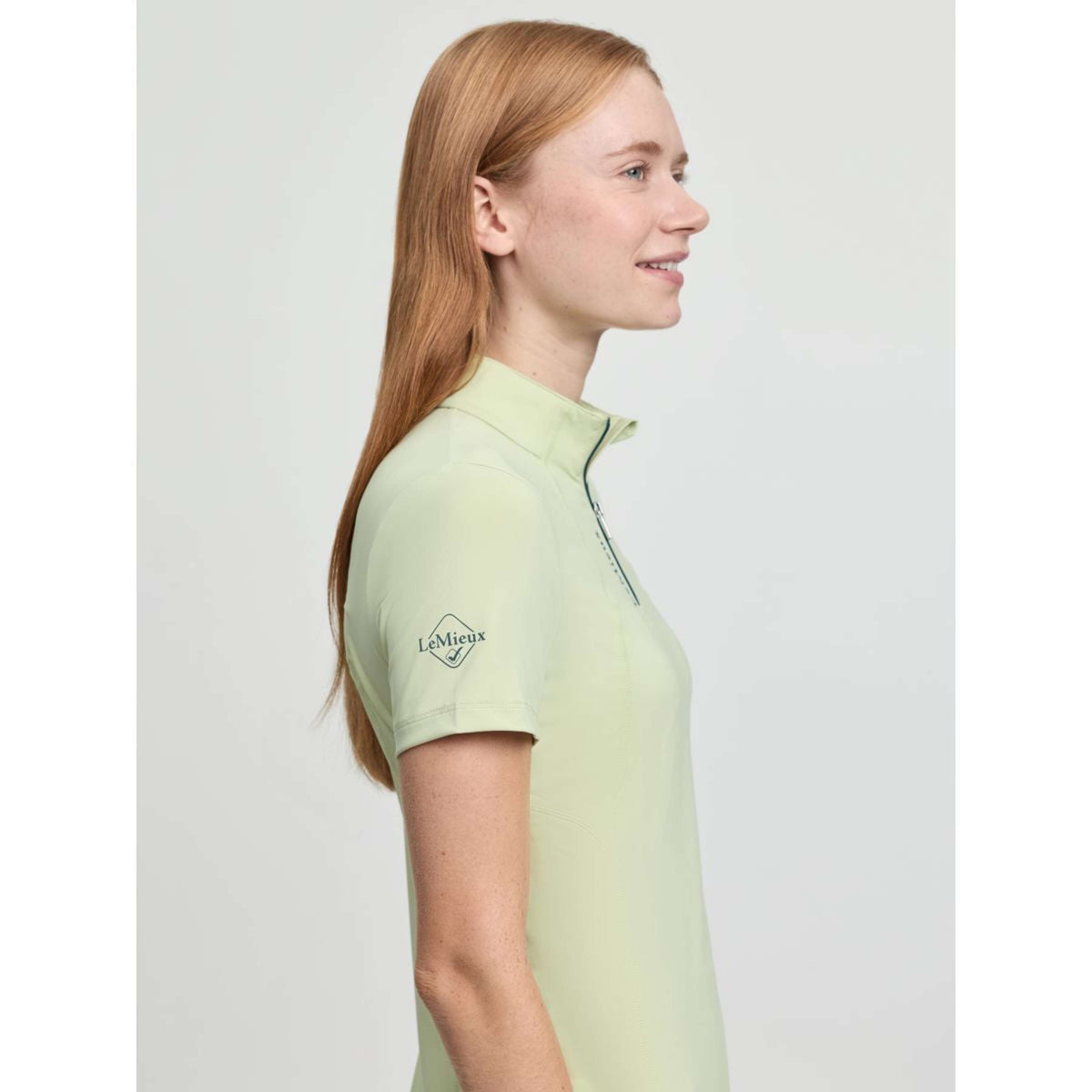 LeMieux Base Layer Classique Mangas Cortas Macaron