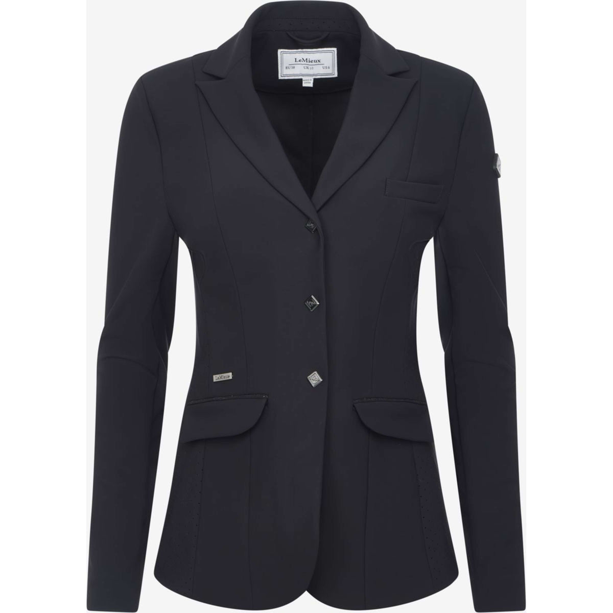 LeMieux Chaqueta de Competición Tall Dynamique Negro
