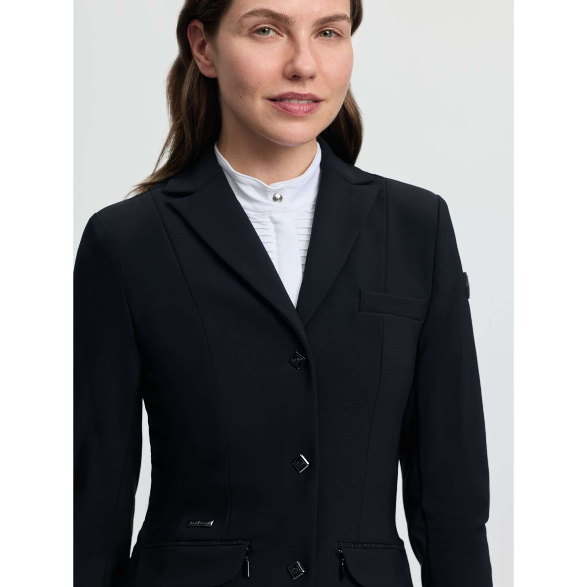 LeMieux Chaqueta de Competición Tall Dynamique Negro