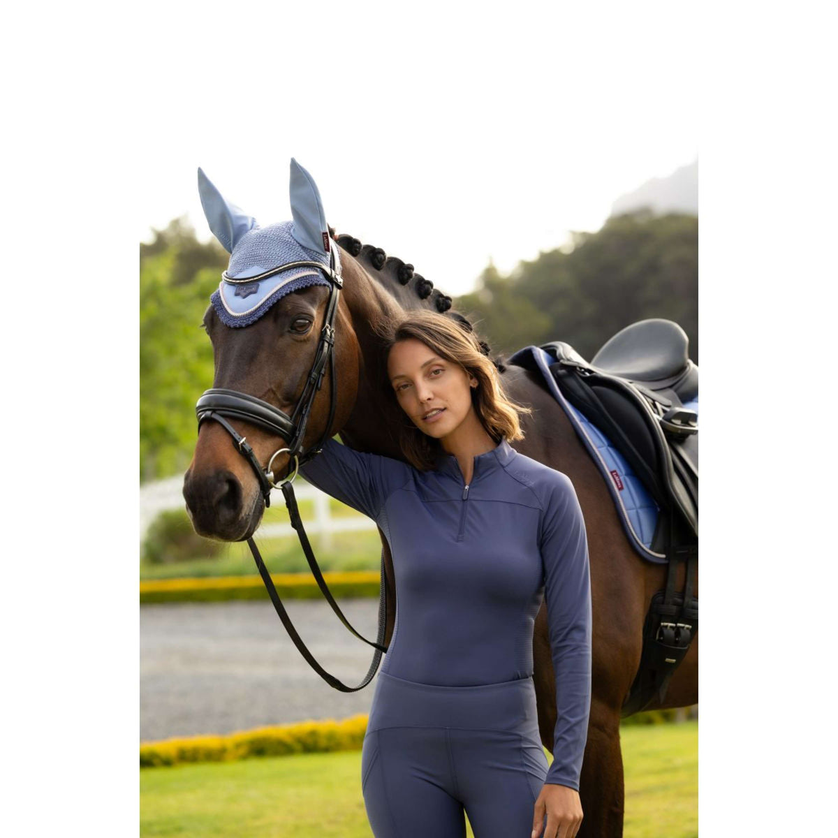 LeMieux Base Layer Airflow Mangas Largas Shadow