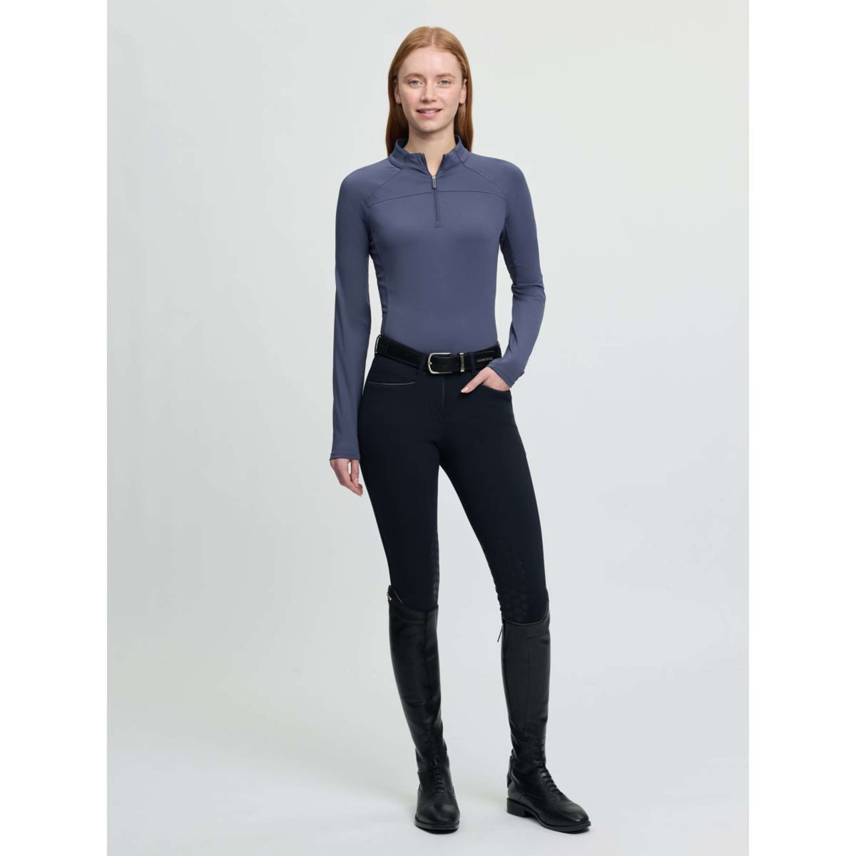 LeMieux Base Layer Airflow Mangas Largas Shadow