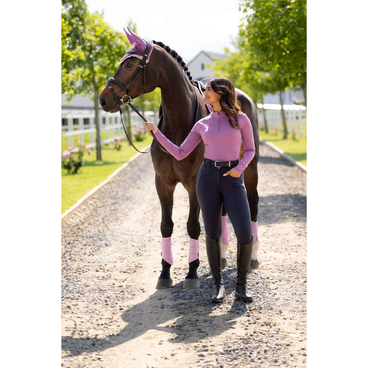 LeMieux Base Layer Airflow Mangas Largas Mallow