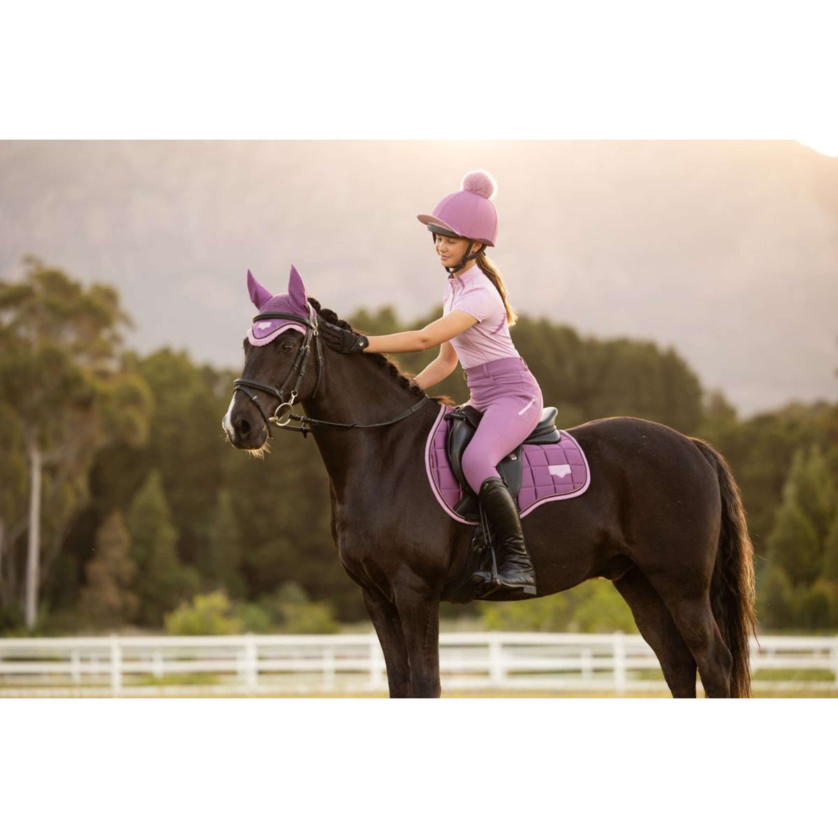 LeMieux Mantilla Loire Classic Square Propósito general Mallow