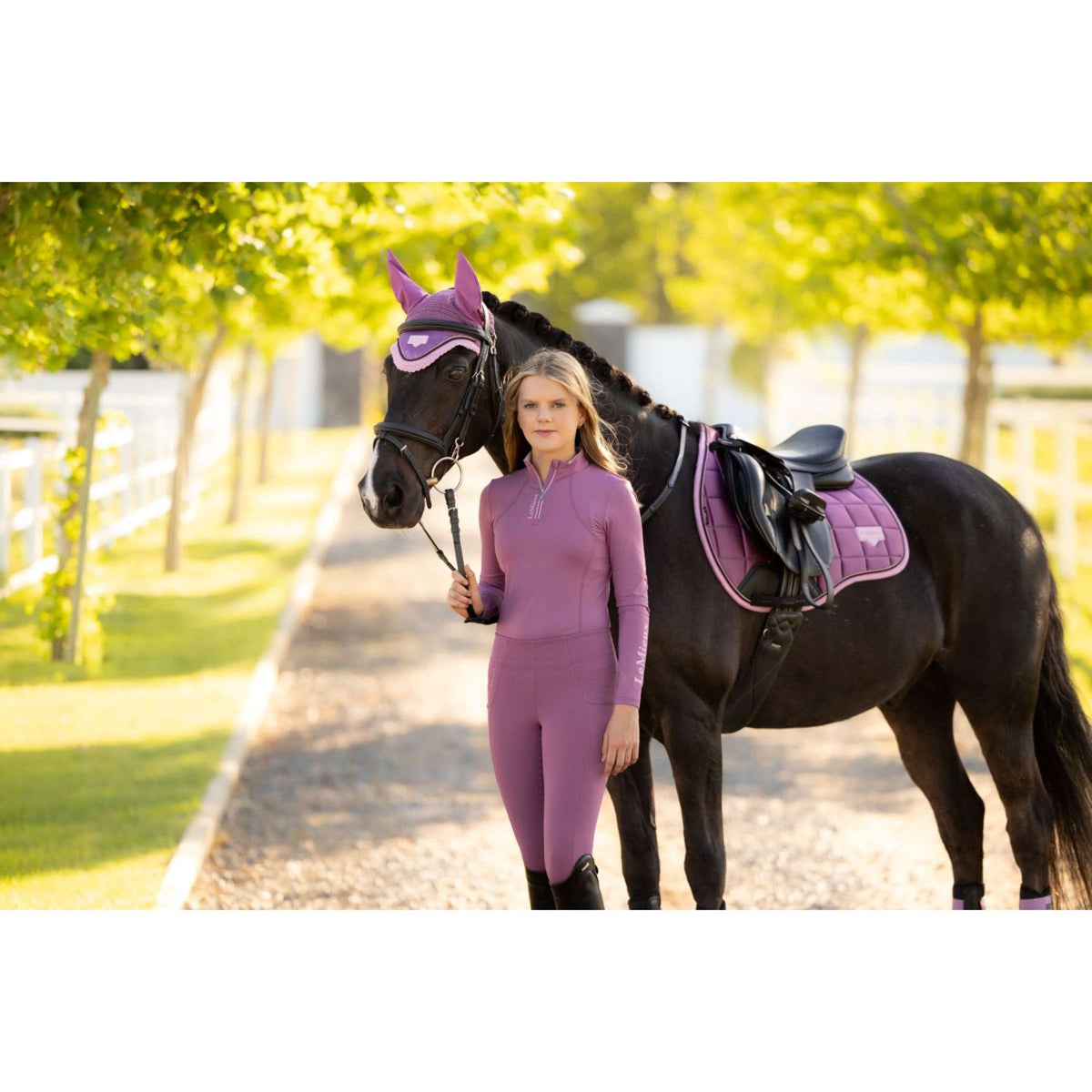 LeMieux Mantilla Loire Classic Square Propósito general Mallow