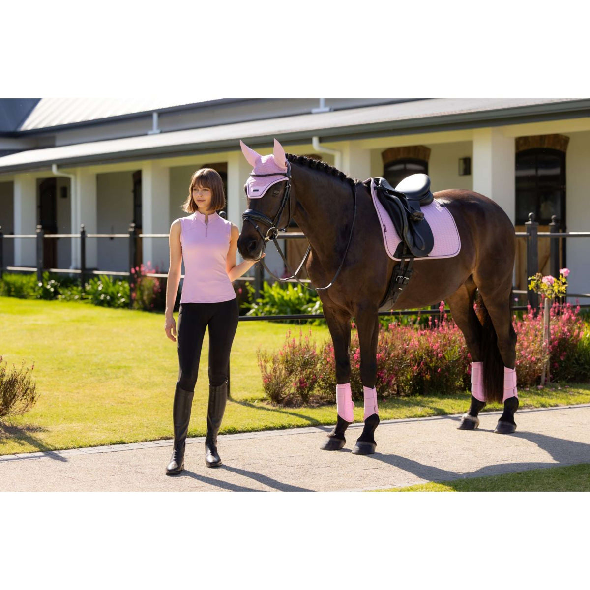 LeMieux Mantilla Essence Square Doma clásica Fondant