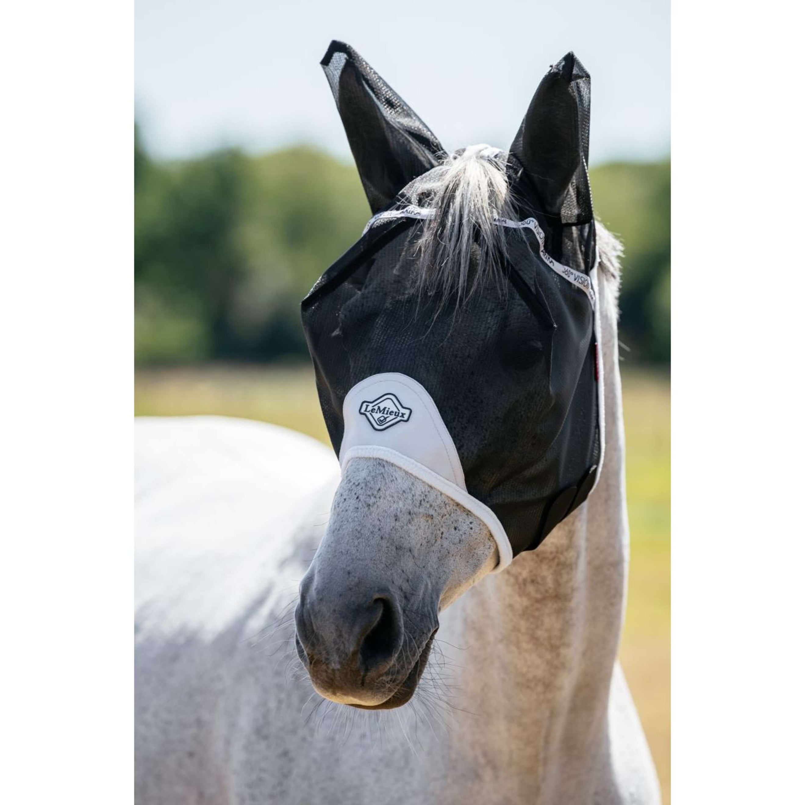 LeMieux Máscara para Moscas 360 Vision Gris LeMieux Máscara para Moscas 360 Vision Gris