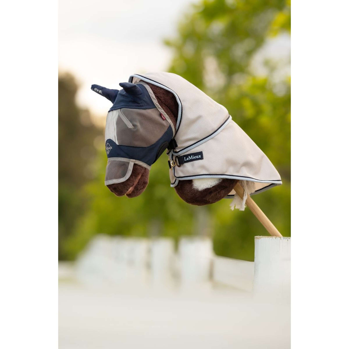 LeMieux Hobby Horse Manta contra moscas Gris
