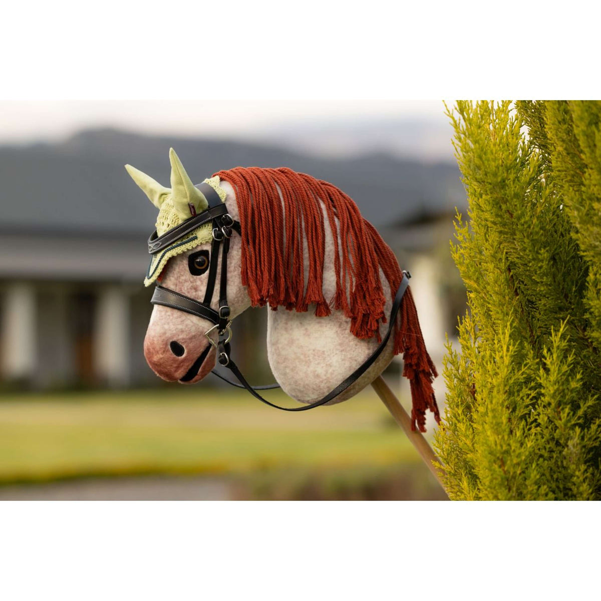 LeMieux Hobby Horse Red para orejas Macaron