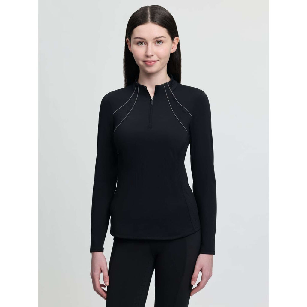 LeMieux Strato Base Young Rider Airflow Negro