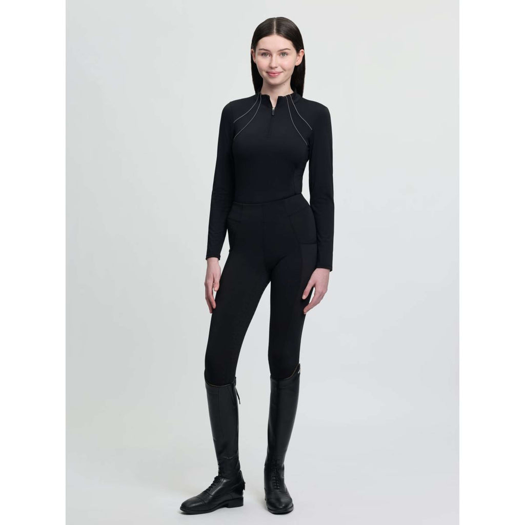 LeMieux Strato Base Young Rider Airflow Negro