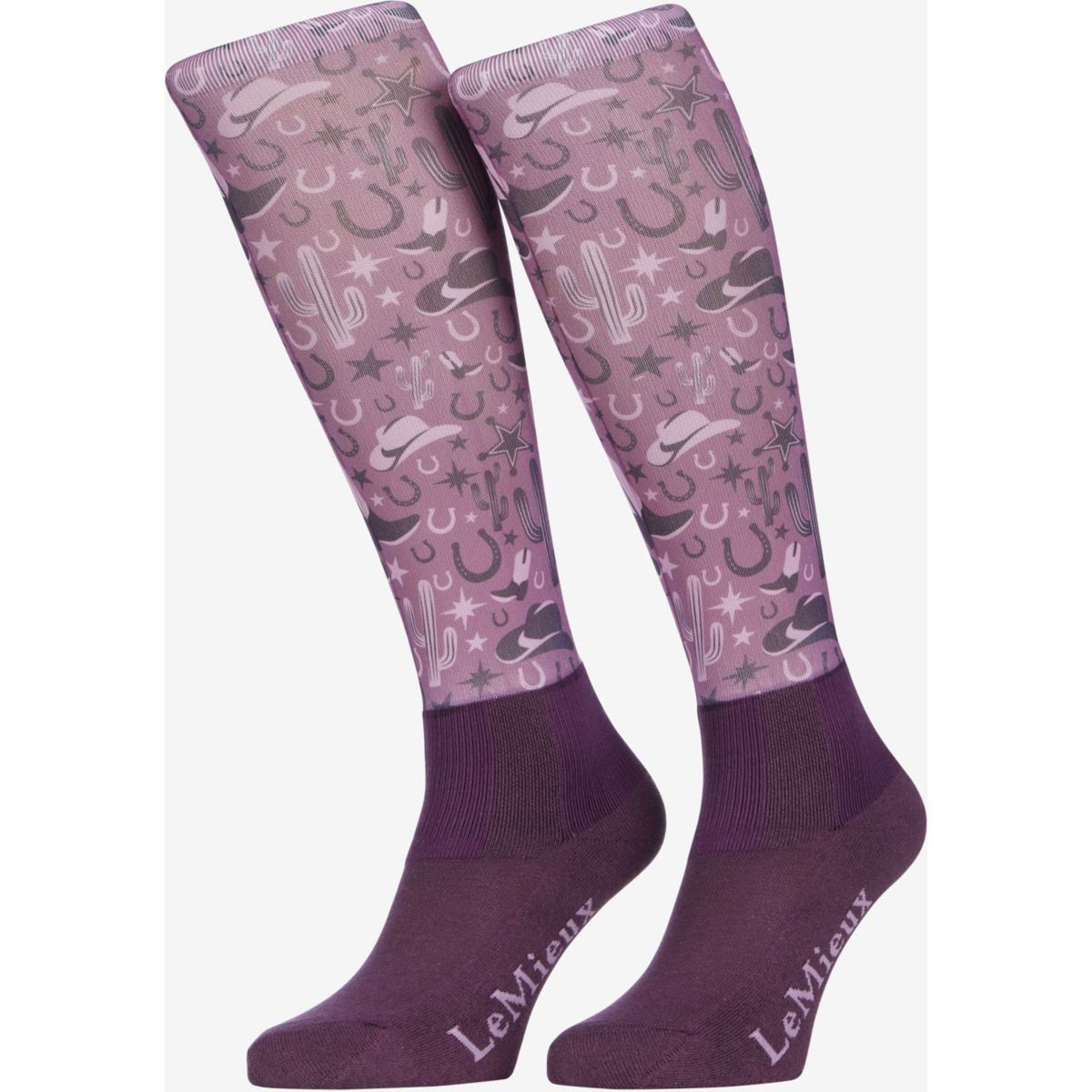 LeMieux Calcetines Footsie Western Rosa