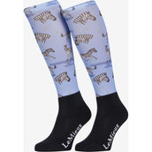LeMieux Calcetines Footsie Zebra Negro/Azul
