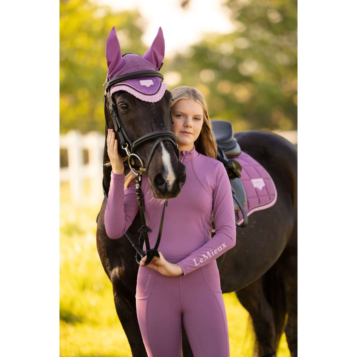 LeMieux Base Layer Young Rider Classique Mallow