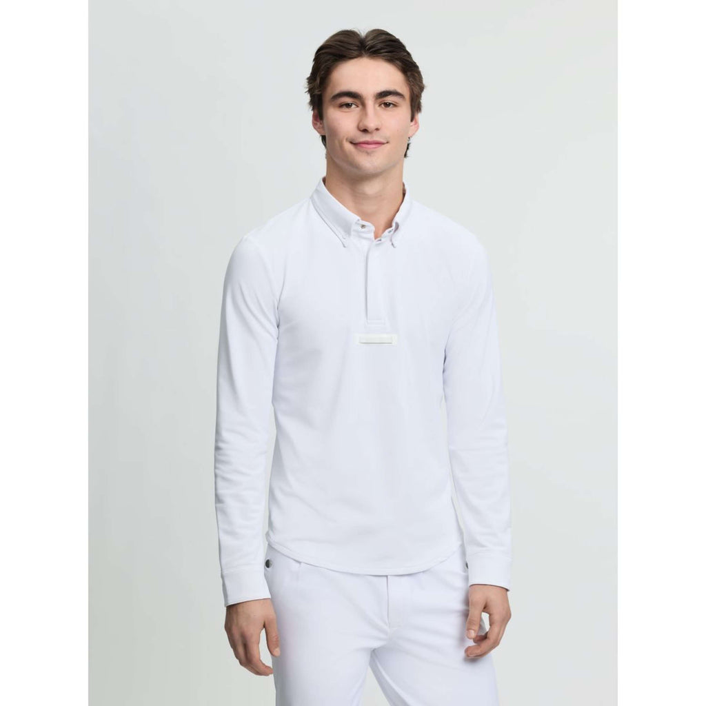 LeMieux Camiseta de Competición Show Hombres Blanco