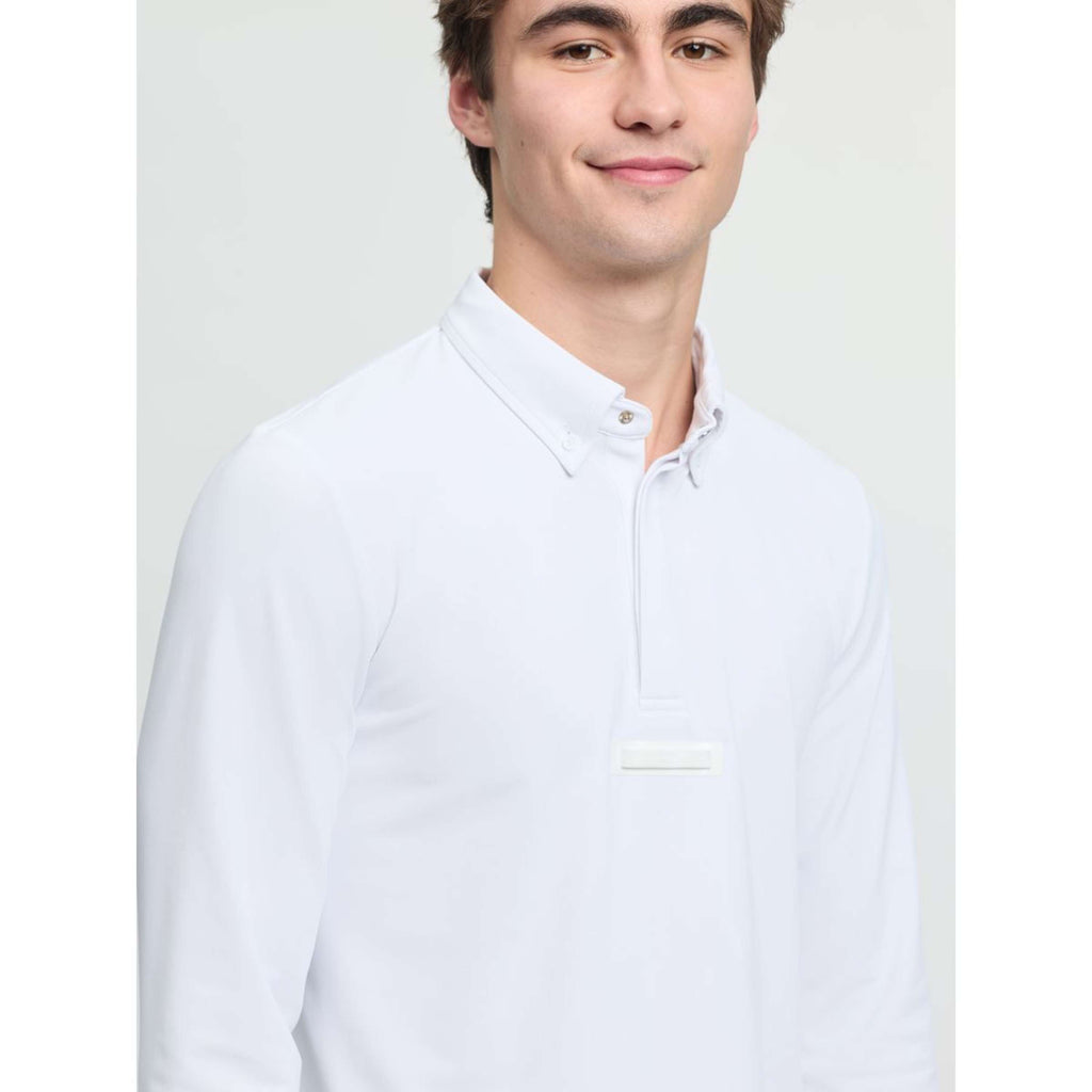 LeMieux Camiseta de Competición Show Hombres Blanco