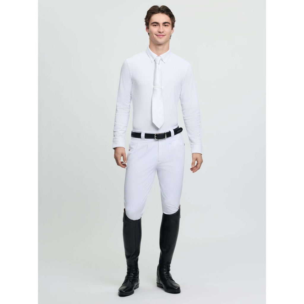 LeMieux Camiseta de Competición Show Hombres Blanco