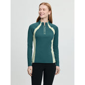 LeMieux Base Layer Philippa Mesh Mangas Largas Jungle