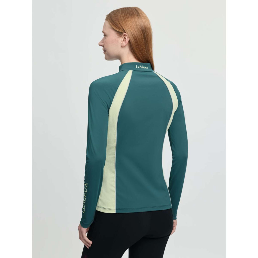 LeMieux Base Layer Philippa Mesh Mangas Largas Jungle