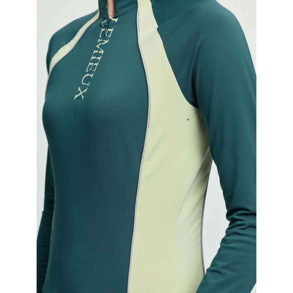 LeMieux Base Layer Philippa Mesh Mangas Largas Jungle