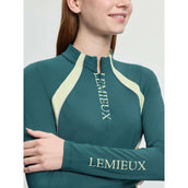 LeMieux Base Layer Philippa Mesh Mangas Largas Jungle