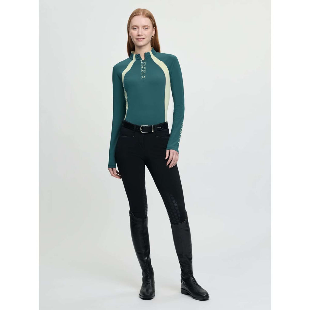 LeMieux Base Layer Philippa Mesh Mangas Largas Jungle