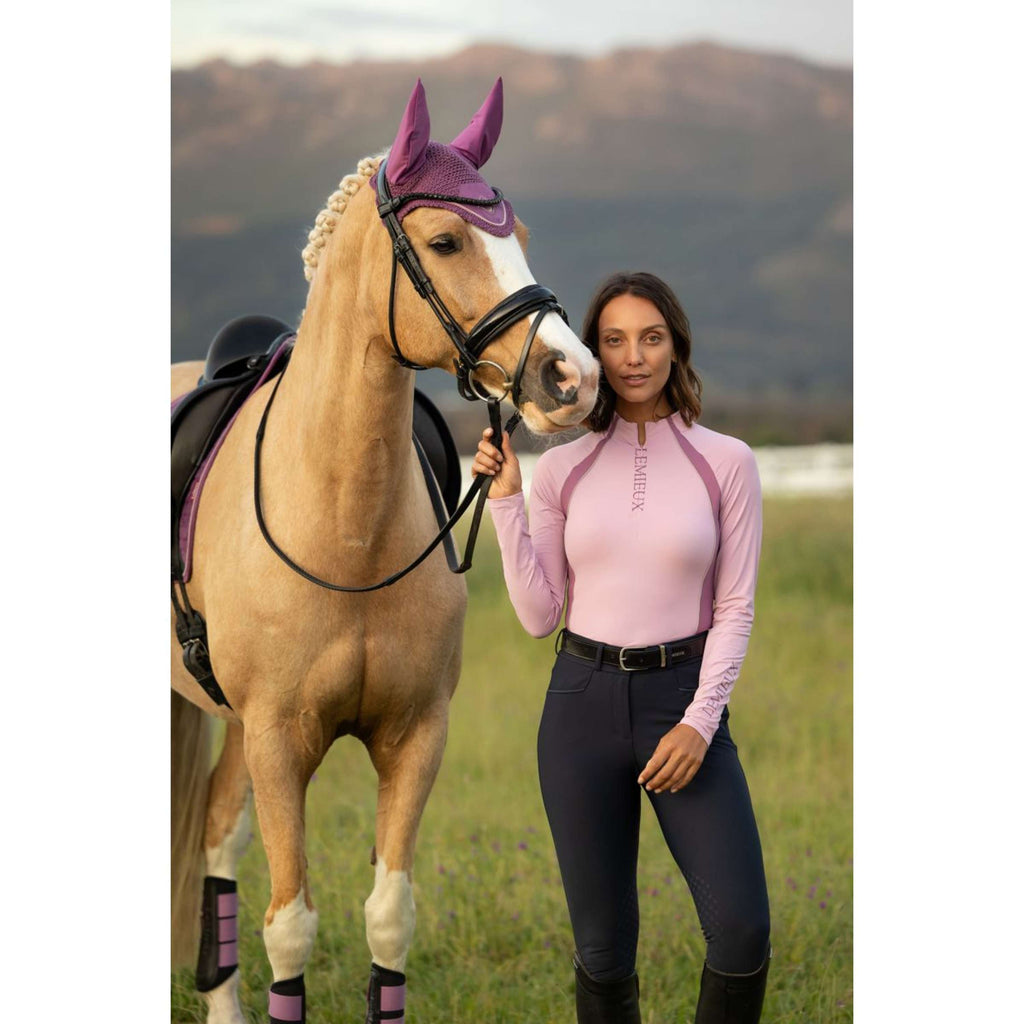 LeMieux Base Layer Philippa Mesh Mangas Largas Fondant