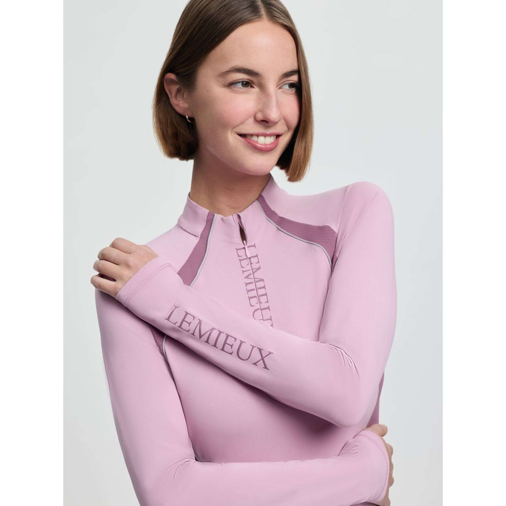 LeMieux Base Layer Philippa Mesh Mangas Largas Fondant