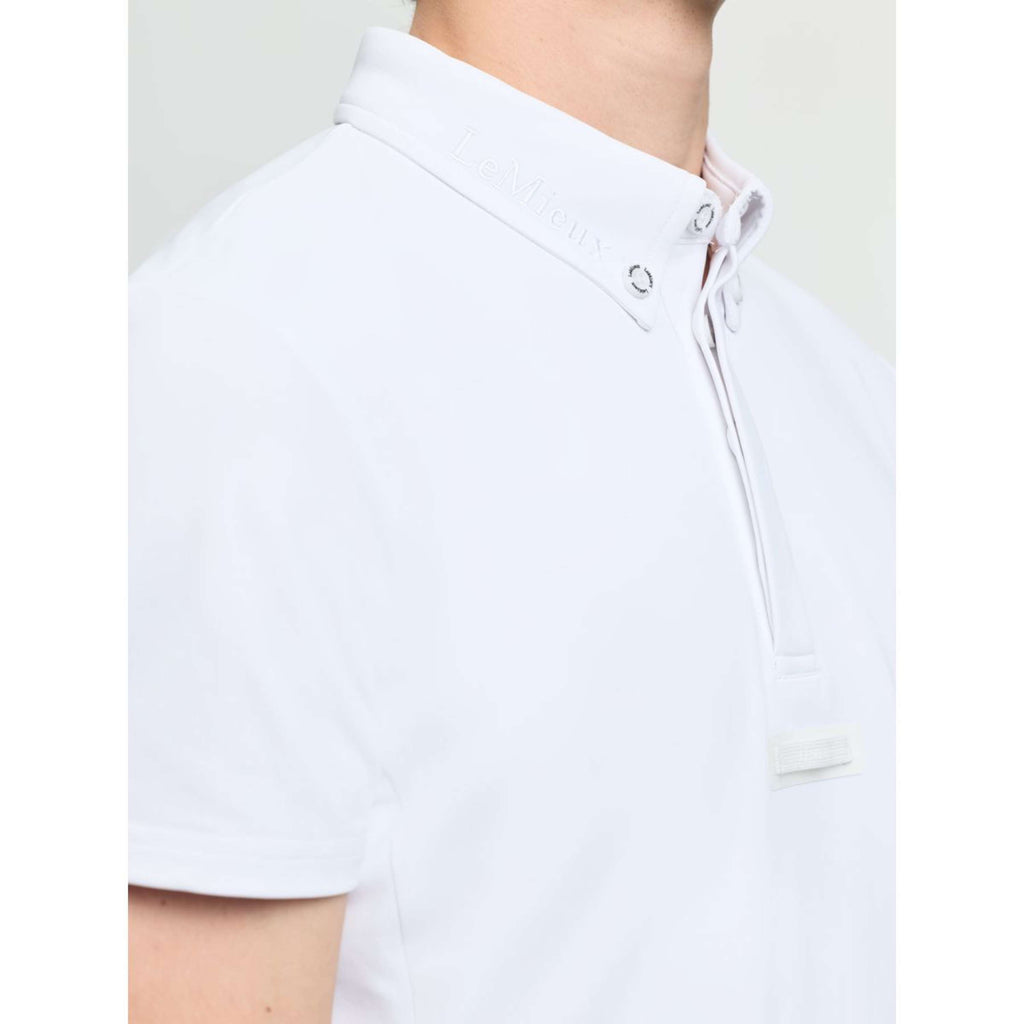 LeMieux Camiseta de Competición Competition Hombres Blanco