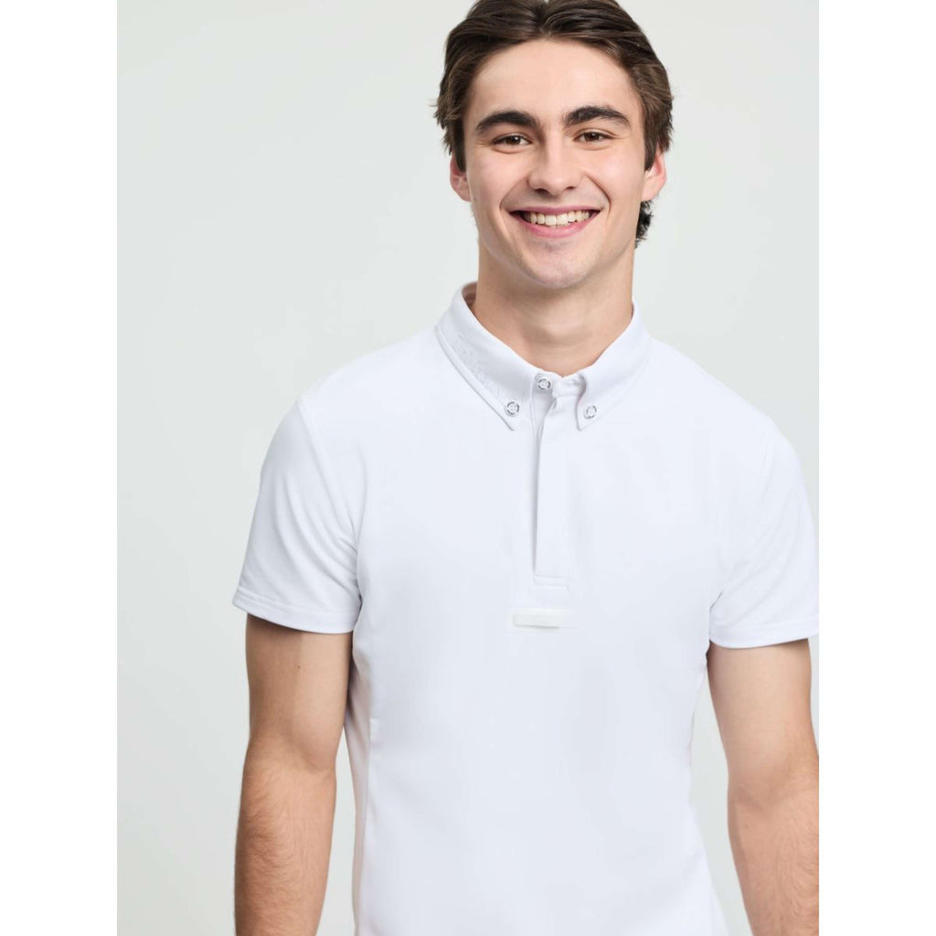 LeMieux Camiseta de Competición Competition Hombres Blanco