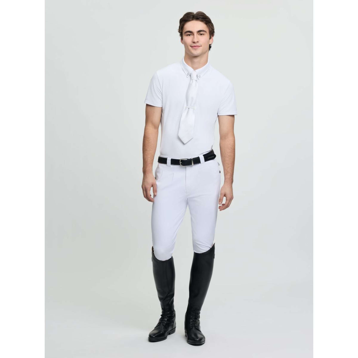 LeMieux Camiseta de Competición Competition Hombres Blanco