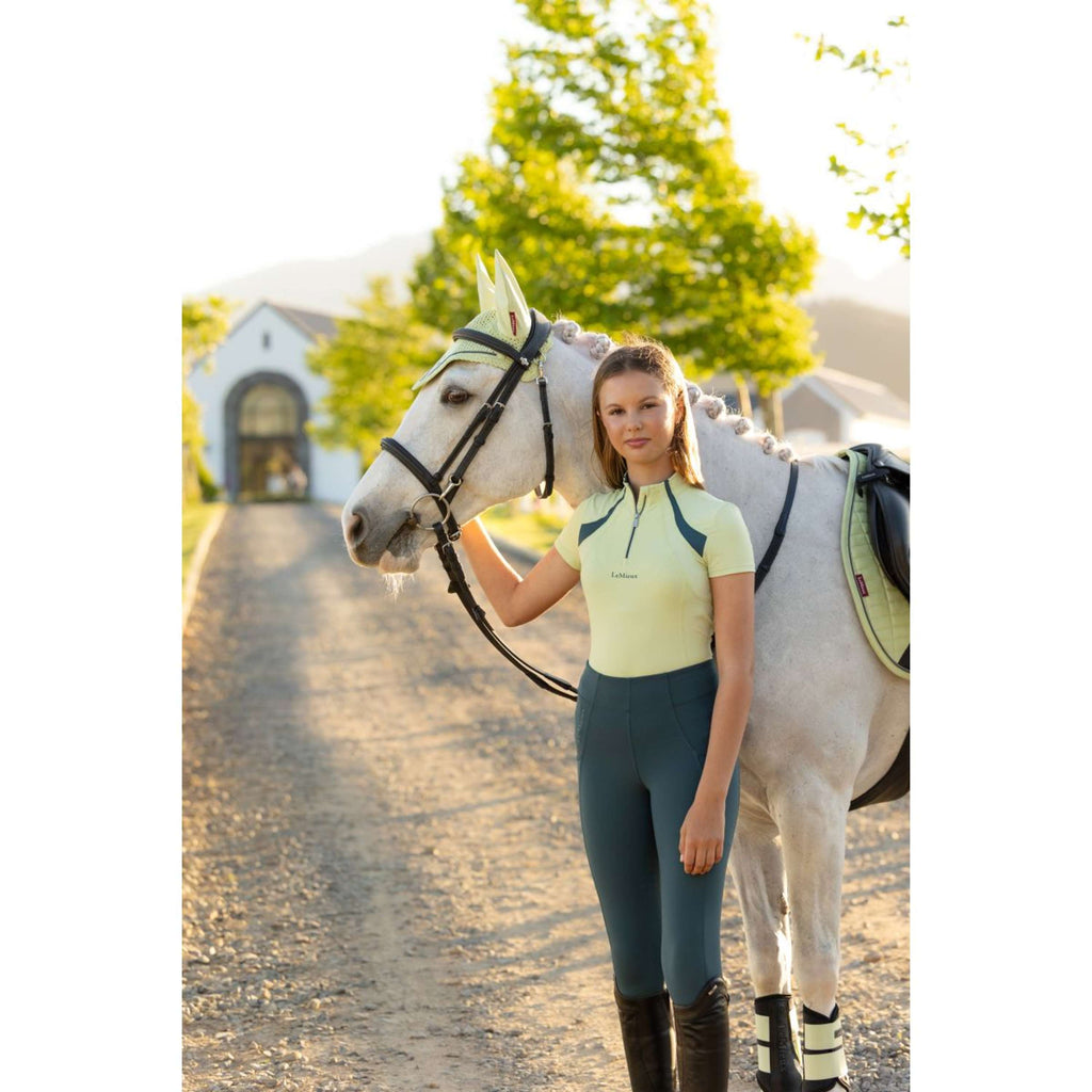 LeMieux Strato Base Young Rider Mia Mesh Macaron