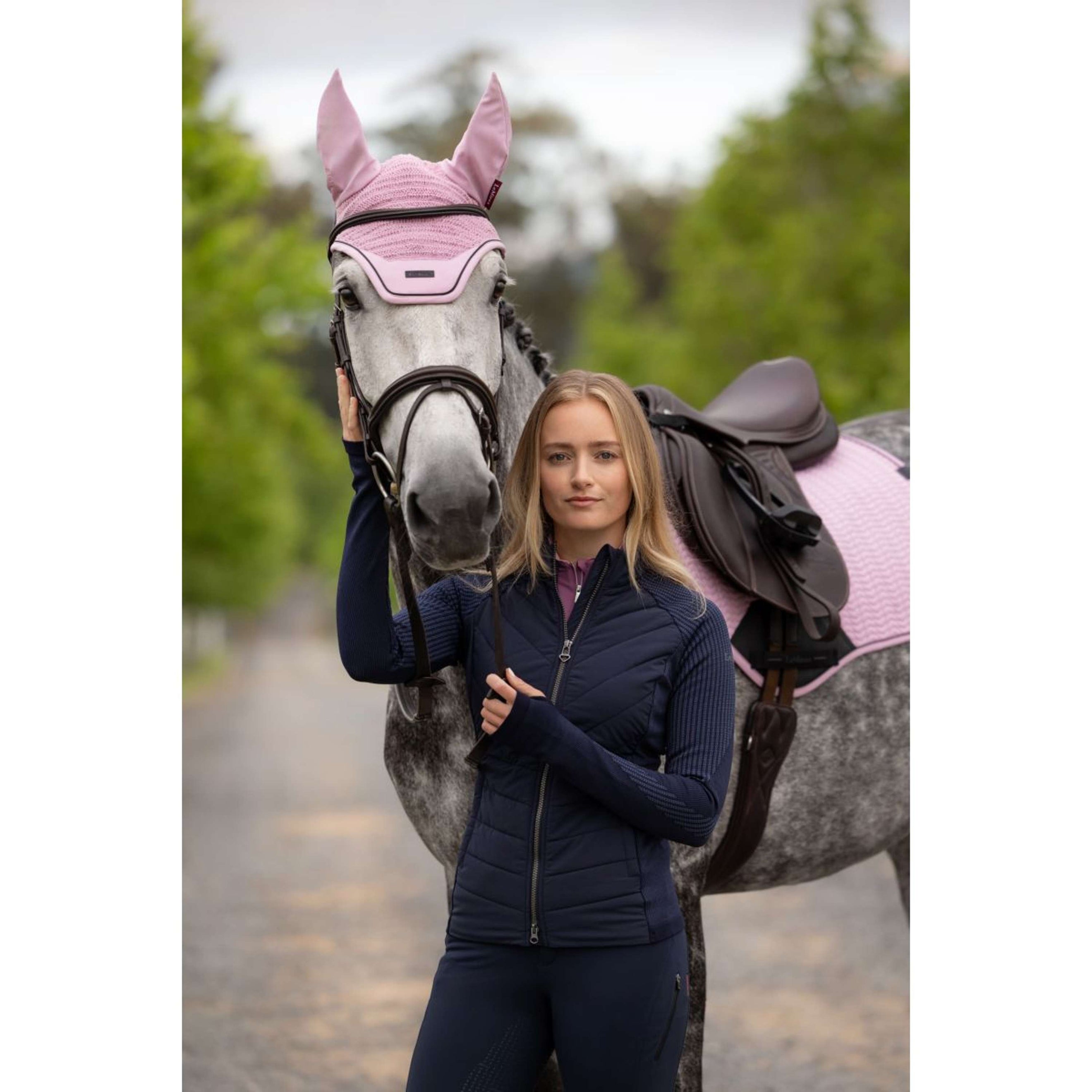 LeMieux Sudadera con capucha y cremallera Maddie Navy