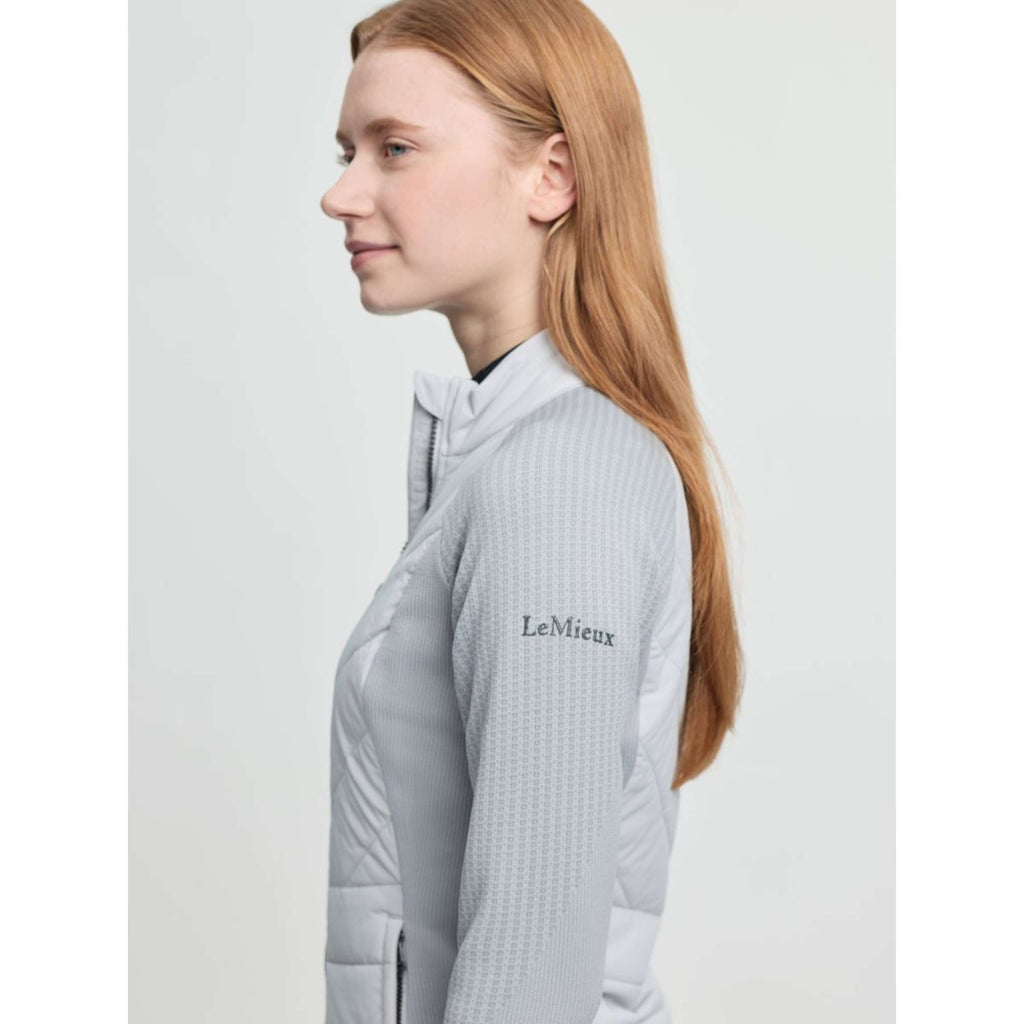 LeMieux Sudadera con capucha y cremallera Maddie Gris