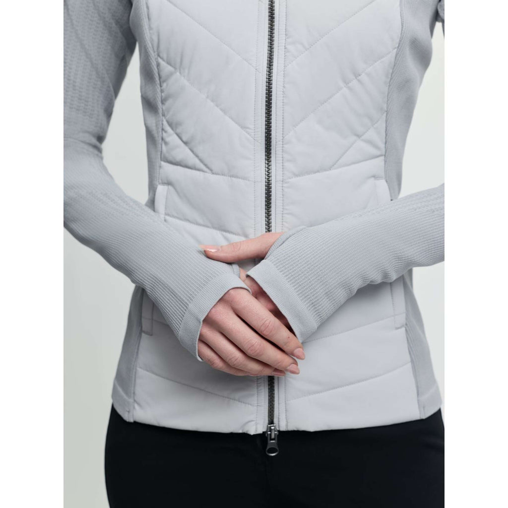 LeMieux Sudadera con capucha y cremallera Maddie Gris