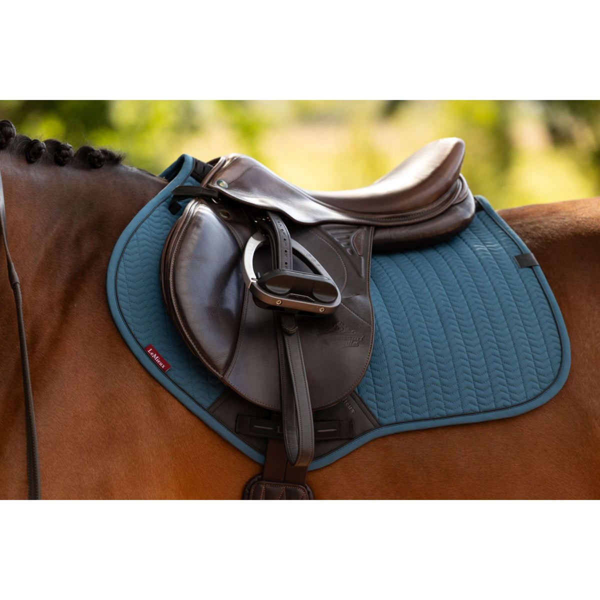 LeMieux Mantilla Essence Close Contact Square saltando Jungle