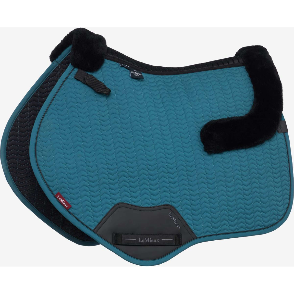 LeMieux Mantilla Merino+ Essence Close Contact Square saltando Jungle