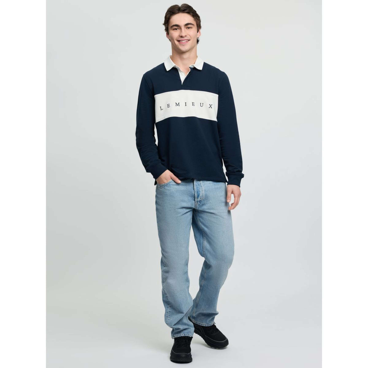 LeMieux Rugbyshirt Hombres Navy