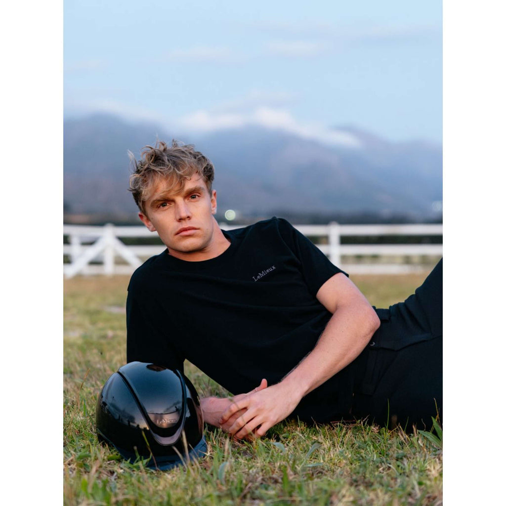 LeMieux Camiseta SS26 Hombres Negro