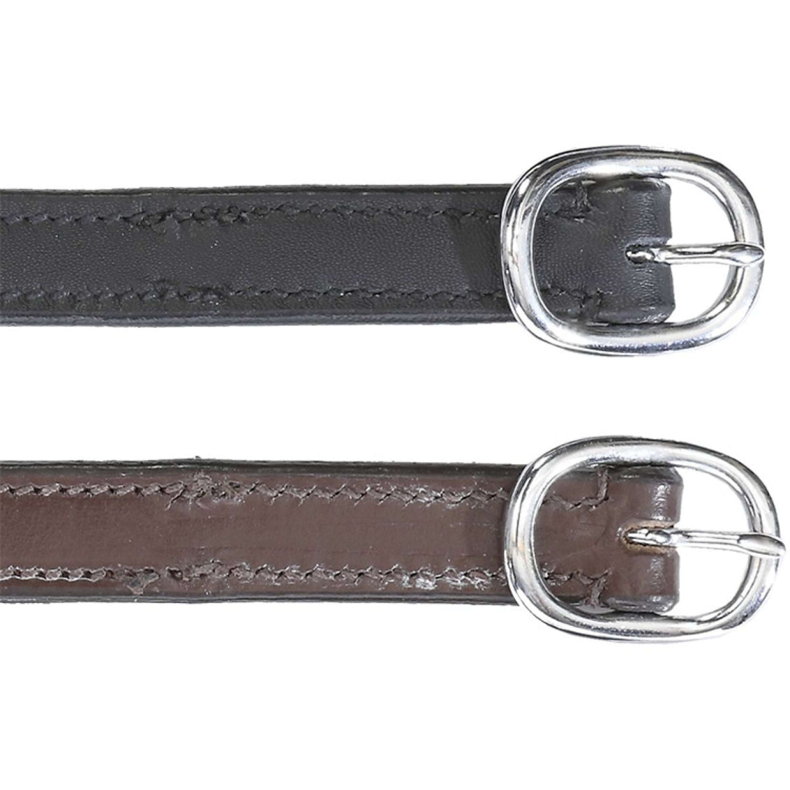 Kavalkade Correas para espuelas Cuero Negro