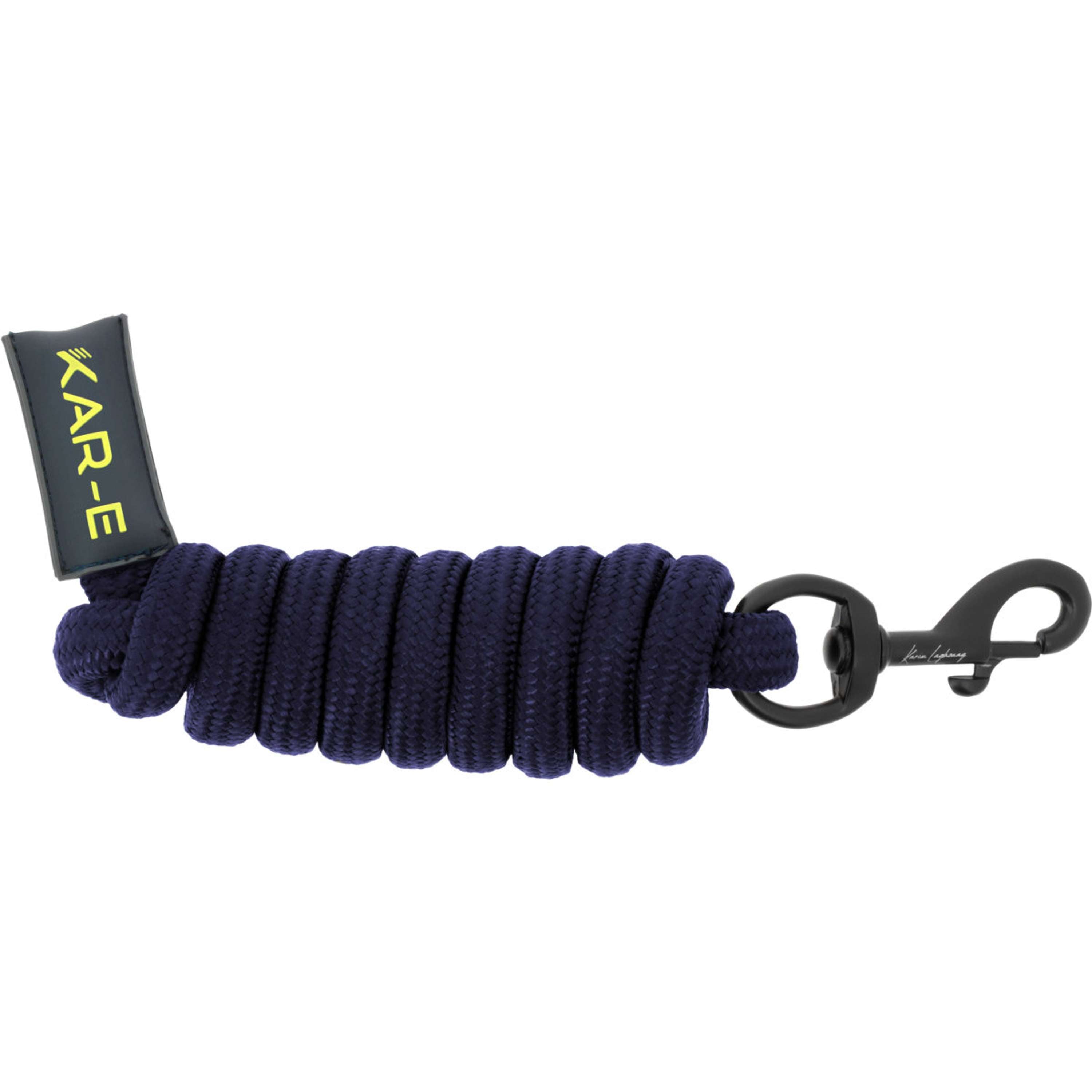 K by EQUITHÈME Cuerda para Cabestro Triton con Mosquetón Navy