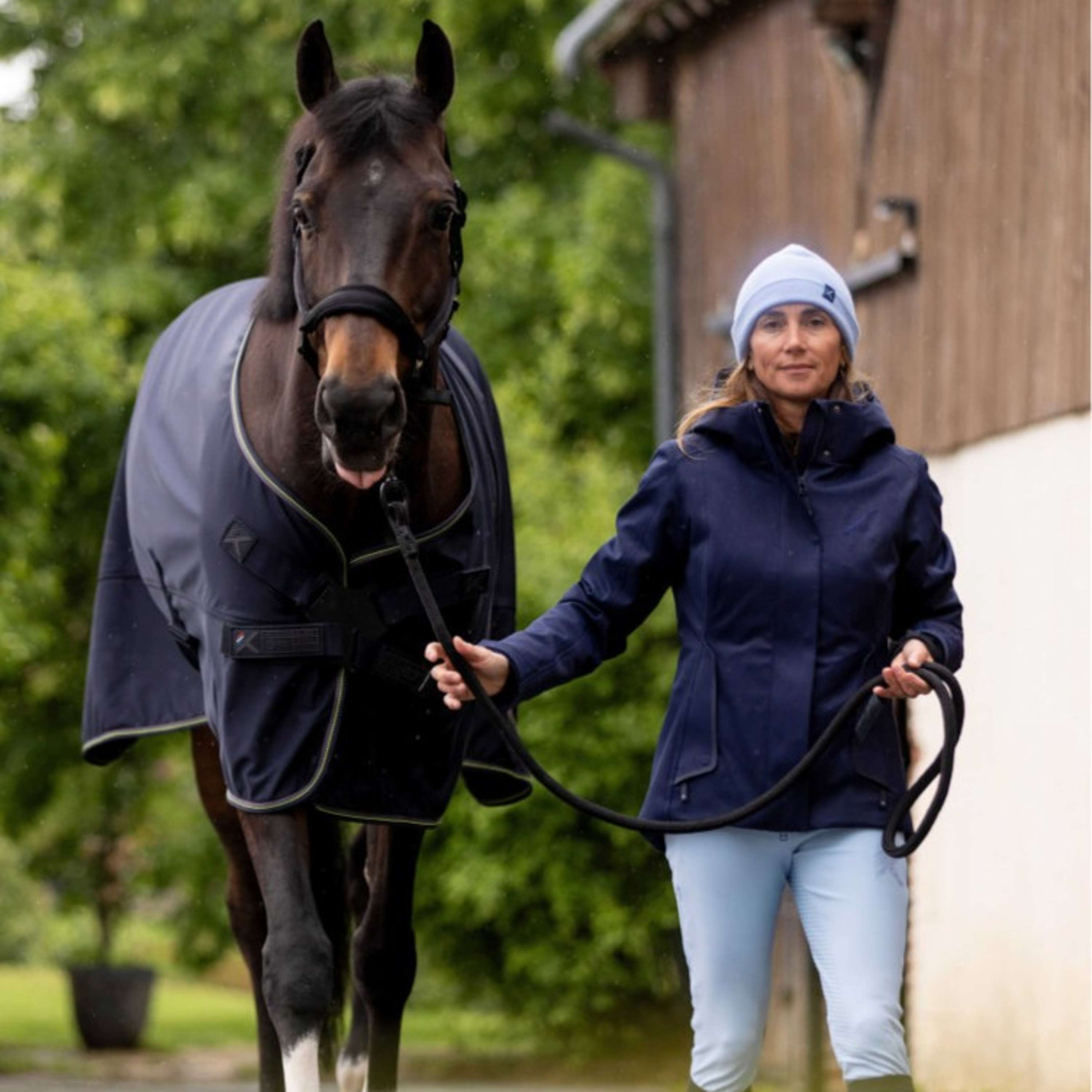 K by EQUITHÈME Chaqueta Power Navy
