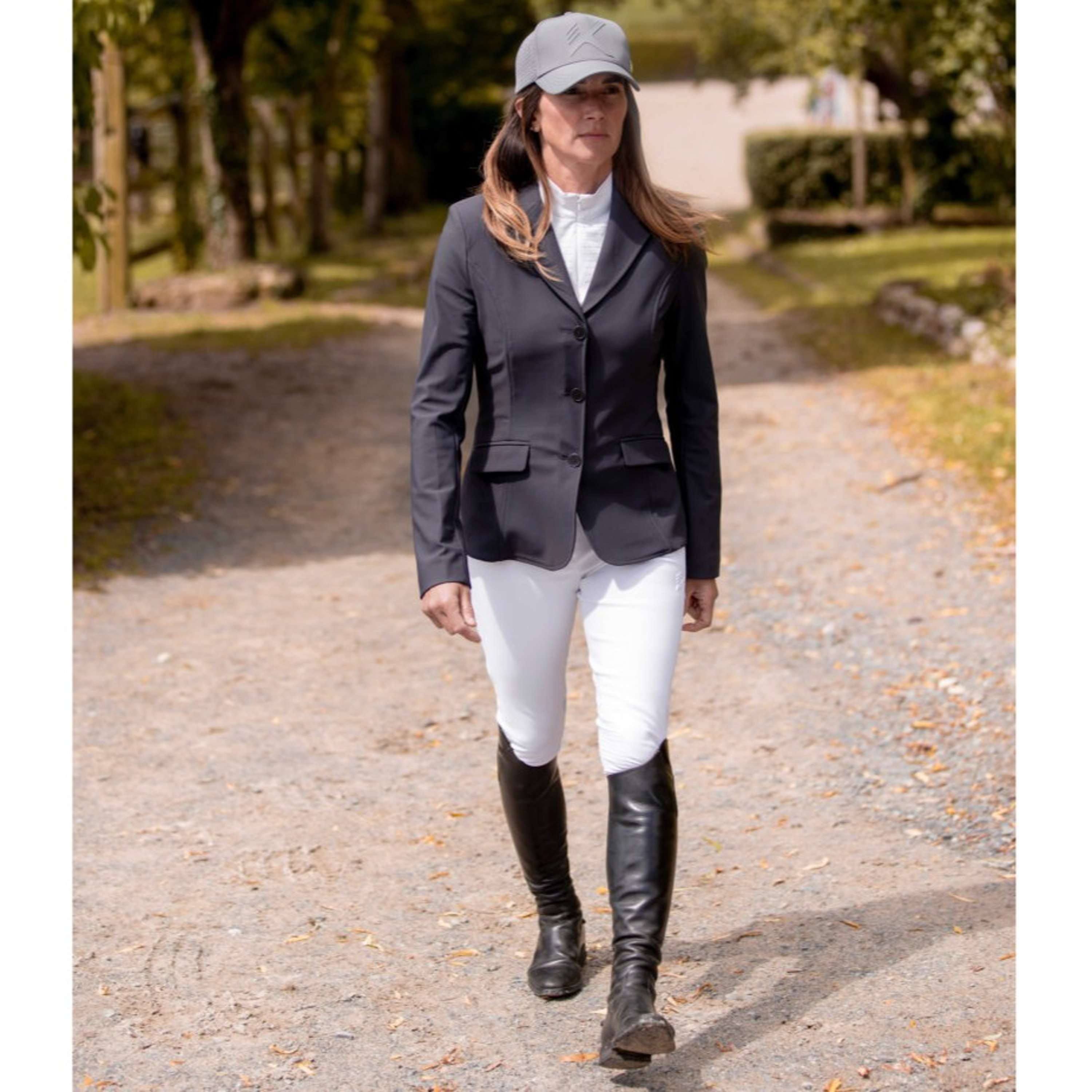 K by EQUITHÈME Pantalón de Equitación Explore Full Grip Blanco